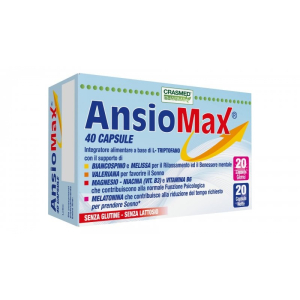 Ansiomax integratore bifasico per la funzione psicologica 40 compresse