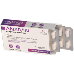 Cerca Offerte di anxivin integratore per il normale tono dell'umore rilassamento e benessere mentale 30 compresse e acquista online