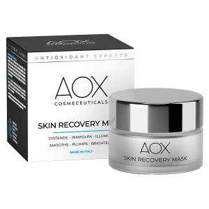 Aox skin recovery mask maschera viso idratante illuminante e rimpolpante, 50ml