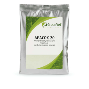 greenvet apacox 20 polvere solubile 100g bugiardino cod: 905382610 