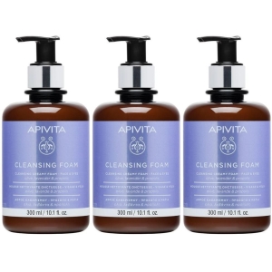 Cerca Offerte di apivita cleansing foam mousse detergente cremosa viso e occhi 3x300 ml e acquista online