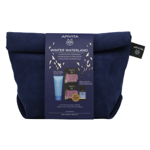 Apivita cofanetto aqua beelicious gel-crema idratante oil free 40ml + tonico idratante 20ml + maschera argilla rosa 2x8ml - linea aqua beelicious