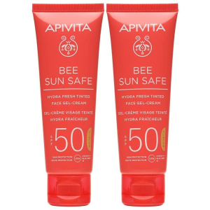 Cerca Offerte di apivita crema bee sun safe gel viso colorata hydra fresh spf50 2x50 ml e acquista online