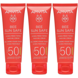 Cerca Offerte di apivita crema bee sun safe gel viso colorata hydra fresh spf50 3x50 ml e acquista online