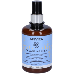 Apivita latte detergente viso con camomilla e miele limited edition 300ml - latte detergente delicato e tonificante