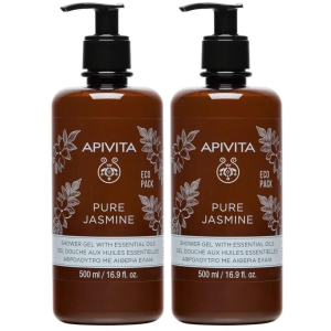 Cerca Offerte di apivita pure jasmine gel doccia con oli essenziali 2x500 ml e acquista online