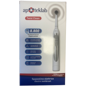 Apoteklab twist clean spazzolino elettrico oscillante