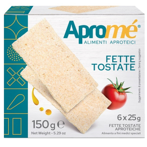 Cerca Offerte di apromè fette tostate aproteiche 6 porzioni da 25 grammi e acquista online