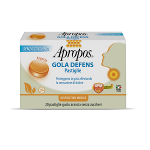 apropos gola d pro 20 pastiglie arancia bugiardino cod: 975512474 