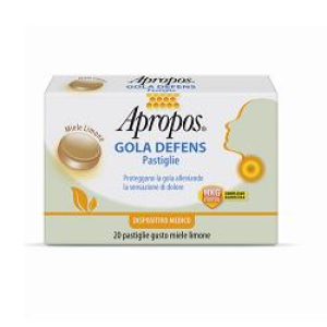 apropos gola defens miele e limone 20 bugiardino cod: 924127057 