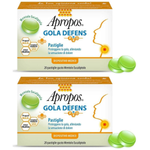 Cerca Offerte di apropos gola defens pro mentolo eucaliptolo 2x20x2,5 g pastiglie e acquista online