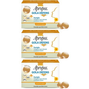 Cerca Offerte di apropos gola defens pro pastiglie gusto miele limone 3x20x2,5 g pastig e acquista online