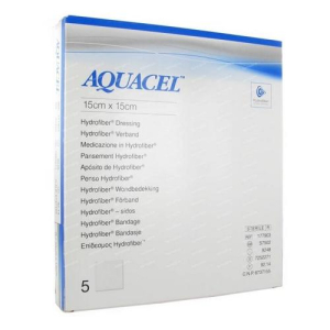 aquacel medicazione 15x15 5 pezzi bugiardino cod: 920059577 