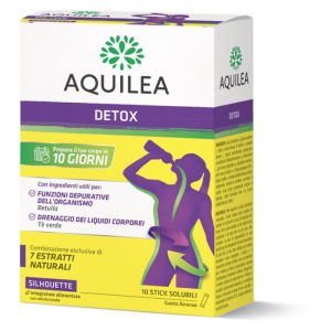 aquilea detox 10stick bugiardino cod: 983534847 