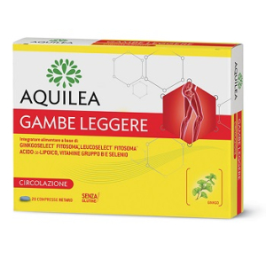 aquilea gambe leggere 20 compresse bugiardino cod: 936066810 