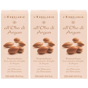 Cerca Offerte di argan bagnoschiuma 250 ml 3x250 ml schiuma da bagno e acquista online