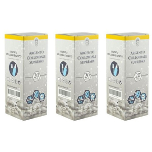 Cerca Offerte di argento colloidale supremo 20ppm 100 ml spray + contagocce 3x100 ml so e acquista online