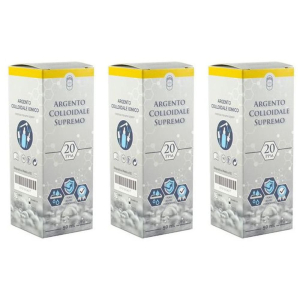 Cerca Offerte di argento colloidale supremo 20ppm certificato spray con contagocce + er e acquista online