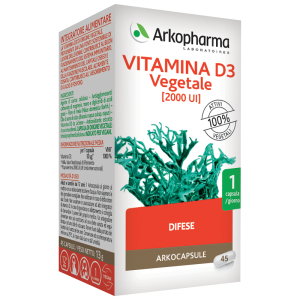arkocps vitamina d3 veg 45 capsule bugiardino cod: 982750996 