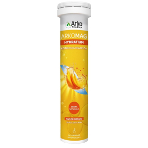 Cerca Offerte di arkomag hydratium reidrata e ricarica mango 24 compresse effervescenti senza zuccheri con edulcorante e acquista online