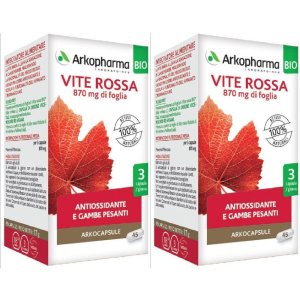 Cerca Offerte di arkopharma arkocapsule® vite rossa set da 2 2x45 pz capsule e acquista online