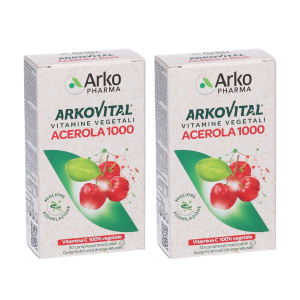 Cerca Offerte di arkopharma arkovital® acerola 1000 vitamina c 2 confezioni 60 pz set e acquista online