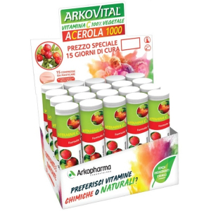 arkovital acerola 15 compresse bugiardino cod: 978592285 