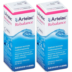 Cerca Offerte di artelac® rebalance collirio set da 2 2x10 ml gocce oftalmiche e acquista online