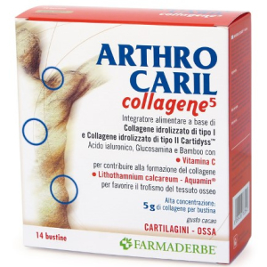 arthrocaril collagene 14 bustine bugiardino cod: 972508651 