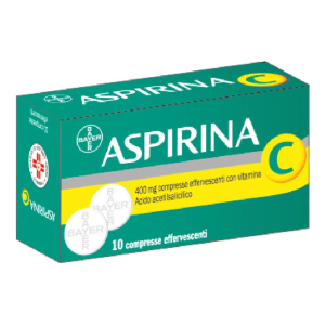 aspirina c 10 compresse effervescenti 400 + bugiardino cod: 004763114 