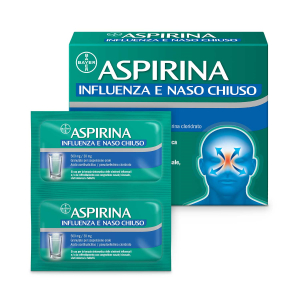 aspirina influenza e naso chiuso 10 bustine bugiardino cod: 046967016 