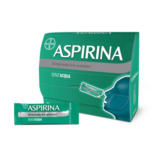 aspirina os granulare 20 bustine 500mg bugiardino cod: 004763544 