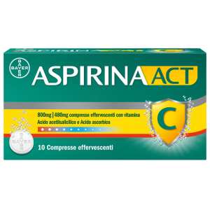 aspirinaact*10cpr eff800+480mg bugiardino cod: 048277014 