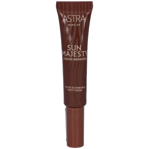 Astra make-up sun majesty liquid bronzer tonalità 03 dark 15 ml make u