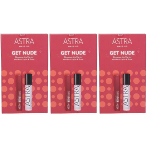Cerca Offerte di astra makeup kit regalo get nude labbra lip marker + gloss 3x1 st e acquista online