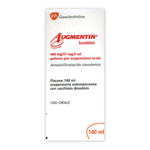 augmentin bb sospensione fl 140ml c/c bugiardino cod: 026089134 