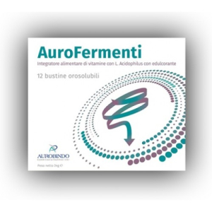 aurofermenti 12 bustine 24g bugiardino cod: 972763217 