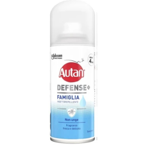 Autan defense famiglia spray 100 ml insetto repellente per protezione da punture di zanzare fino a 4 ore