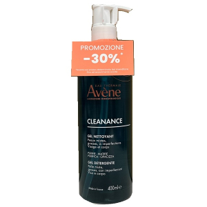 Avene cleanance gel detergente per pelle grassa e acneica 400 ml