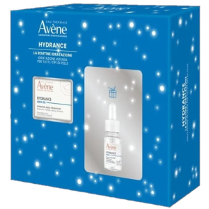 Avène cofanetto natale hydrance con hydrance aqua-gel crema 40ml + hydrance boost siero concentrato idratante 10ml