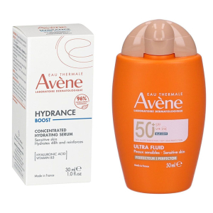Cerca Offerte di avène hydrance boost siero concentrato idratante + ultra fluid fluido e acquista online