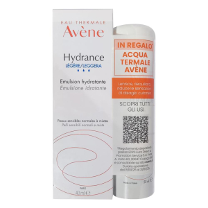 Avene hydrance crema leggera 40 ml + acqua termale 50 ml