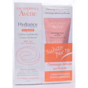 avene hydrance optimale riche + gommage bugiardino cod: 935300549 