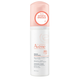 Avène mousse detergente 150 ml – detergente viso per pelle sensibile e mista