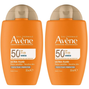 Cerca Offerte di avene ultra fluid fluido solare perfezionatore spf50+ set da 2 2x50 ml e acquista online