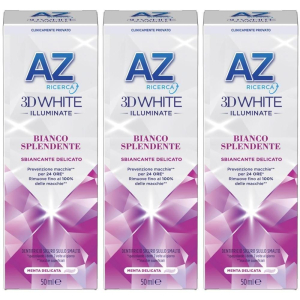 Cerca Offerte di az 3d white dentifricio illuminante bianco splendente 3x50 ml dentifri e acquista online