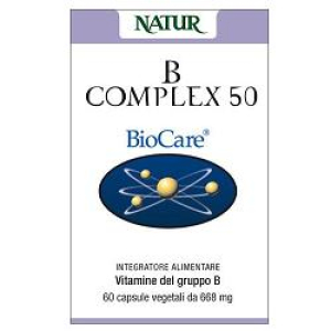 b complex 50 60 capsule biocare bugiardino cod: 922434321 