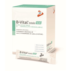 B-vital totale 500 integratore a base del complesso vitaminico b granulato orosolubile 30 stick pack
