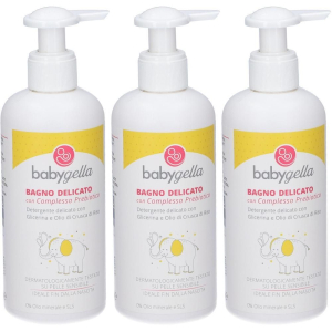 Trova Offerte di babygella bagno delicato con complesso prebiotico dispenser 3x250 ml e compra online