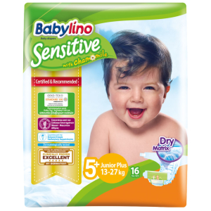 babylino sensitive diapers 5+ 13-27 bugiardino cod: 975446598 